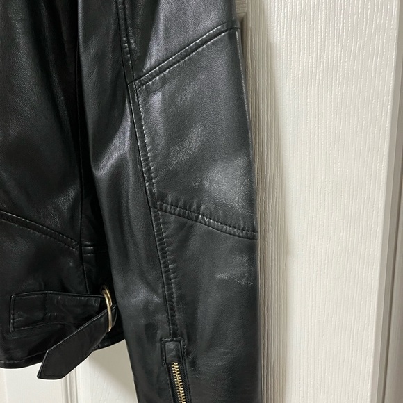 🔥Danier Genuine Lamb Leather Moto Jacket - Picture 10 of 11